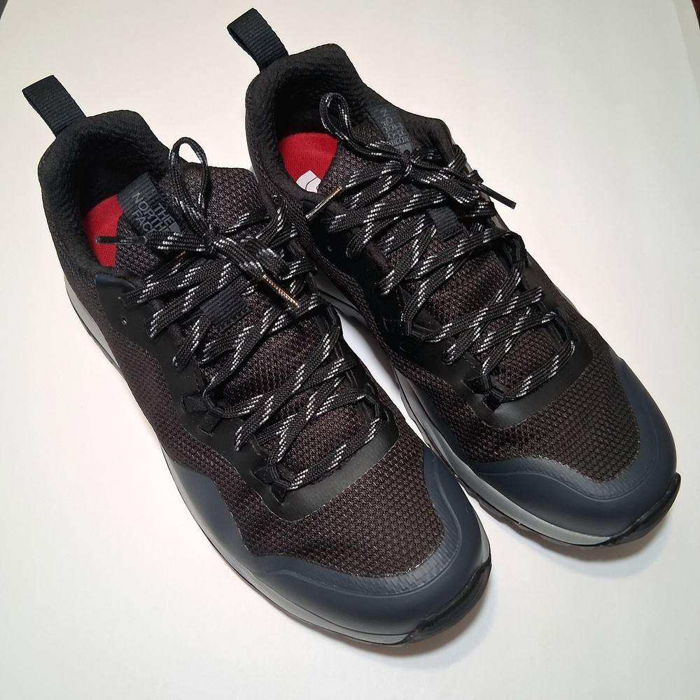 The North Face Black and Dark Gray Athletic Shoes